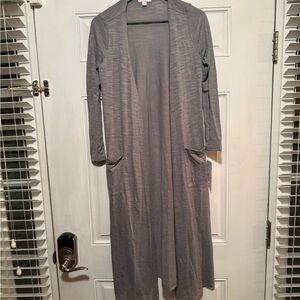 LuLaRoe Heather Gray Cardigan
